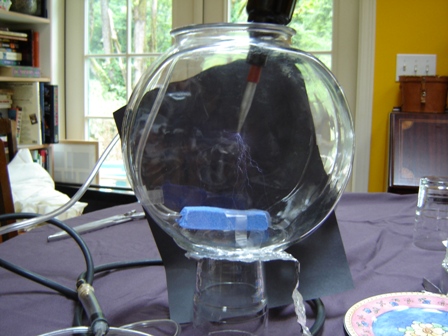 High Voltage Device Plasma Globe Without Glass Or Vacuum